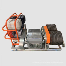 50KN Motorized Double Drum Cable Cable Suller Machine